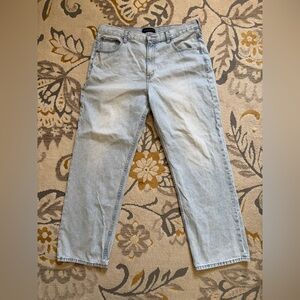 Women’s Aeropostale High Rise Baggy Jeans Light Wash Size 14